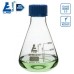 Conical Flask with Screw cap 1000ml Borosilicate Glass Chemical Resistant CH0430F LABGLASS USA
